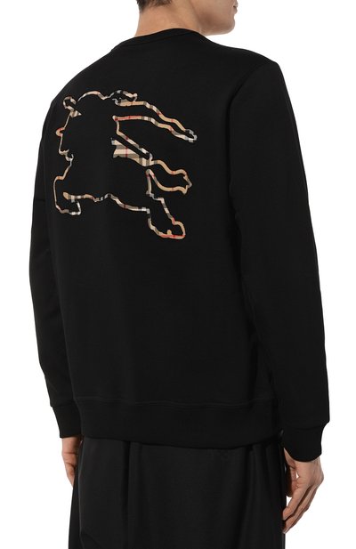 Хлопковый свитшот BURBERRY, арт. 8070680, фото 4