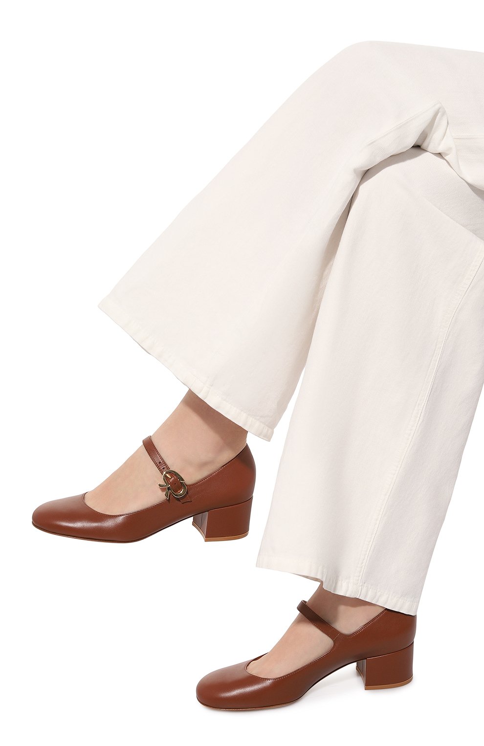 Кожаные туфли ribbon GIANVITO ROSSI, арт. G22101.45RIC.VGIHAVA, фото 3