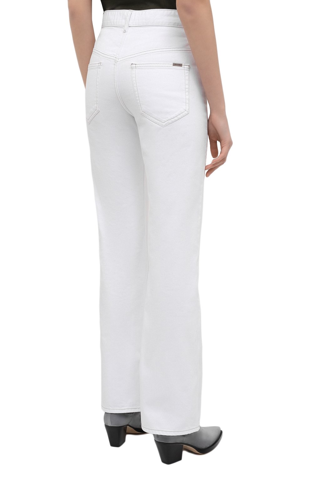 Джинсы ISABEL MARANT ETOILE белого цвета по цене 28800 руб., арт. PA1681-22P023E/BELVIRA, фото 4 Джинсы ISABEL MARANT ETOILE, арт. PA1681-22P023E/BELVIRA, фото 4