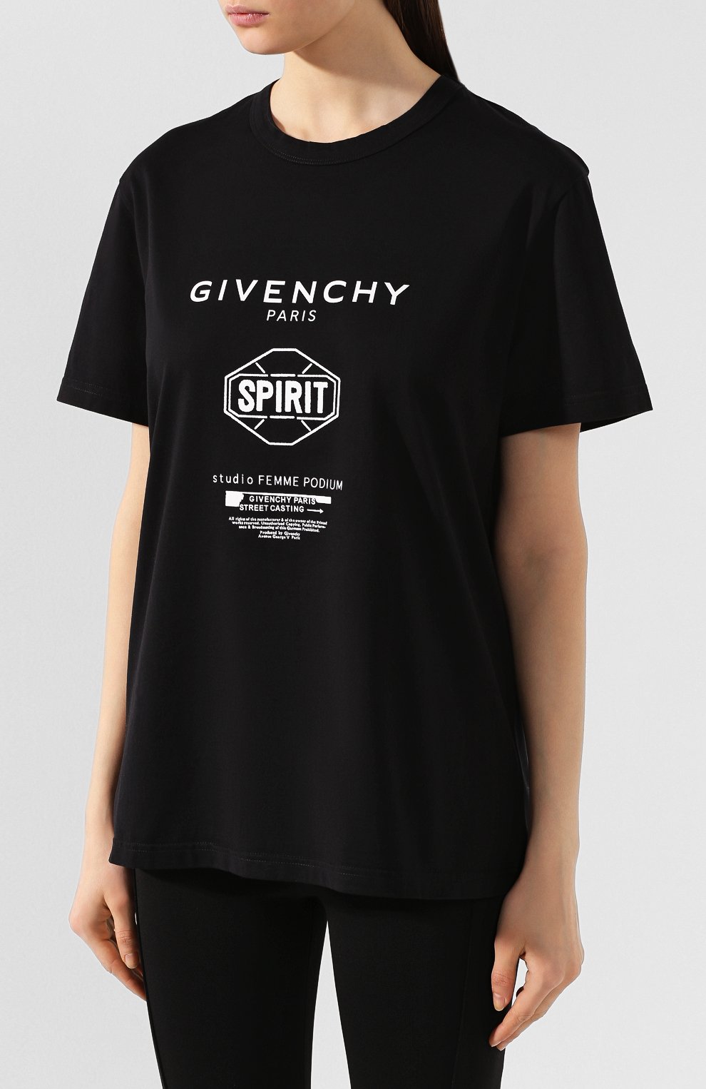 Хлопковая футболка GIVENCHY, арт. BW70753Z33, фото 3
