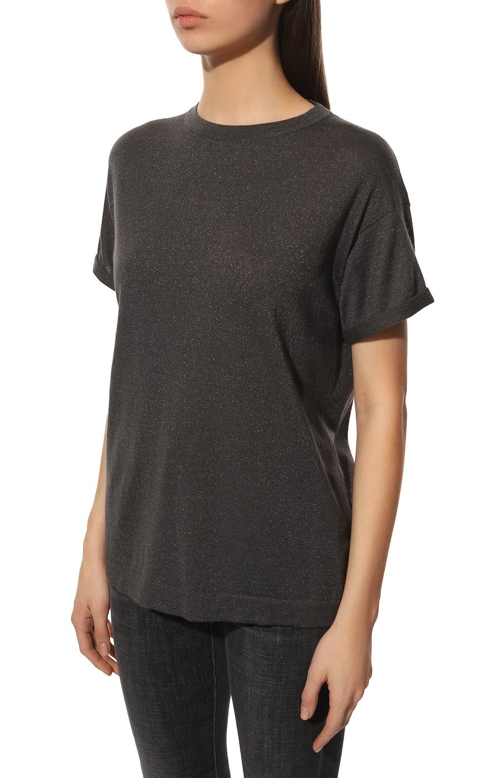 Пуловер из кашемира и шелка BRUNELLO CUCINELLI, арт. M41810000, фото 3