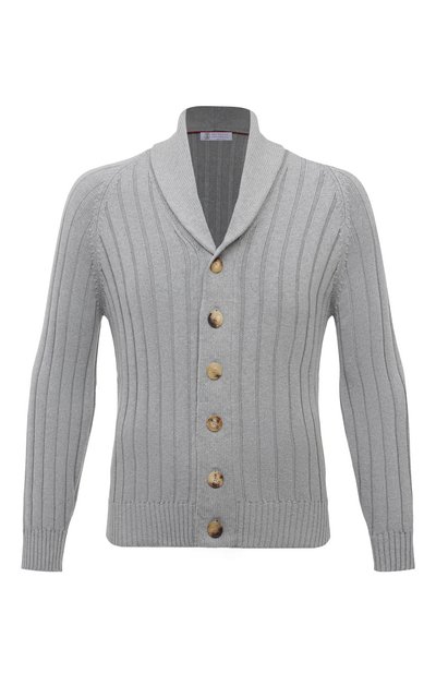 Мужской хлопковый кардиган BRUNELLO CUCINELLI, арт. M2870B2303