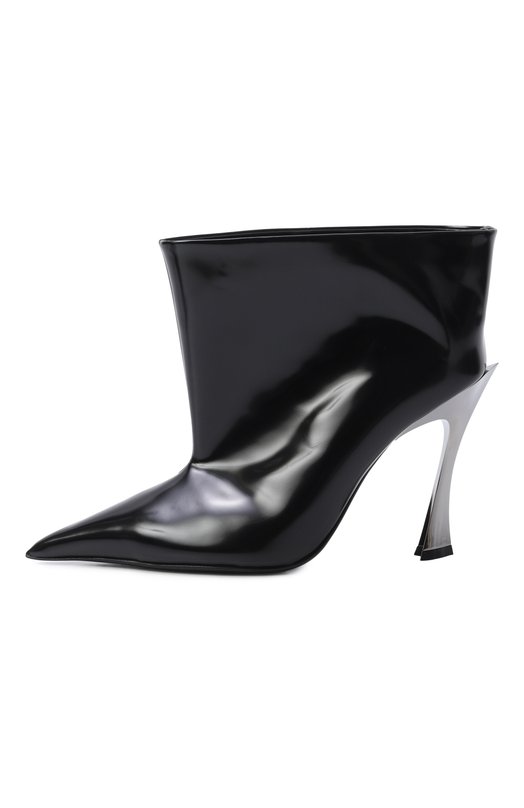 Лакированные ботильоны Mugler MUWFW2425SC038_CL001 Чёрный  MUWFW2425SC038_CL001 Фото 4