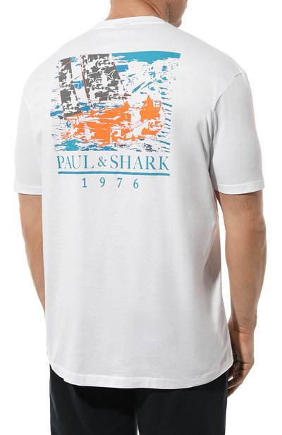 Хлопковая футболка PAUL&SHARK, арт. 24411087/3XL, фото 4
