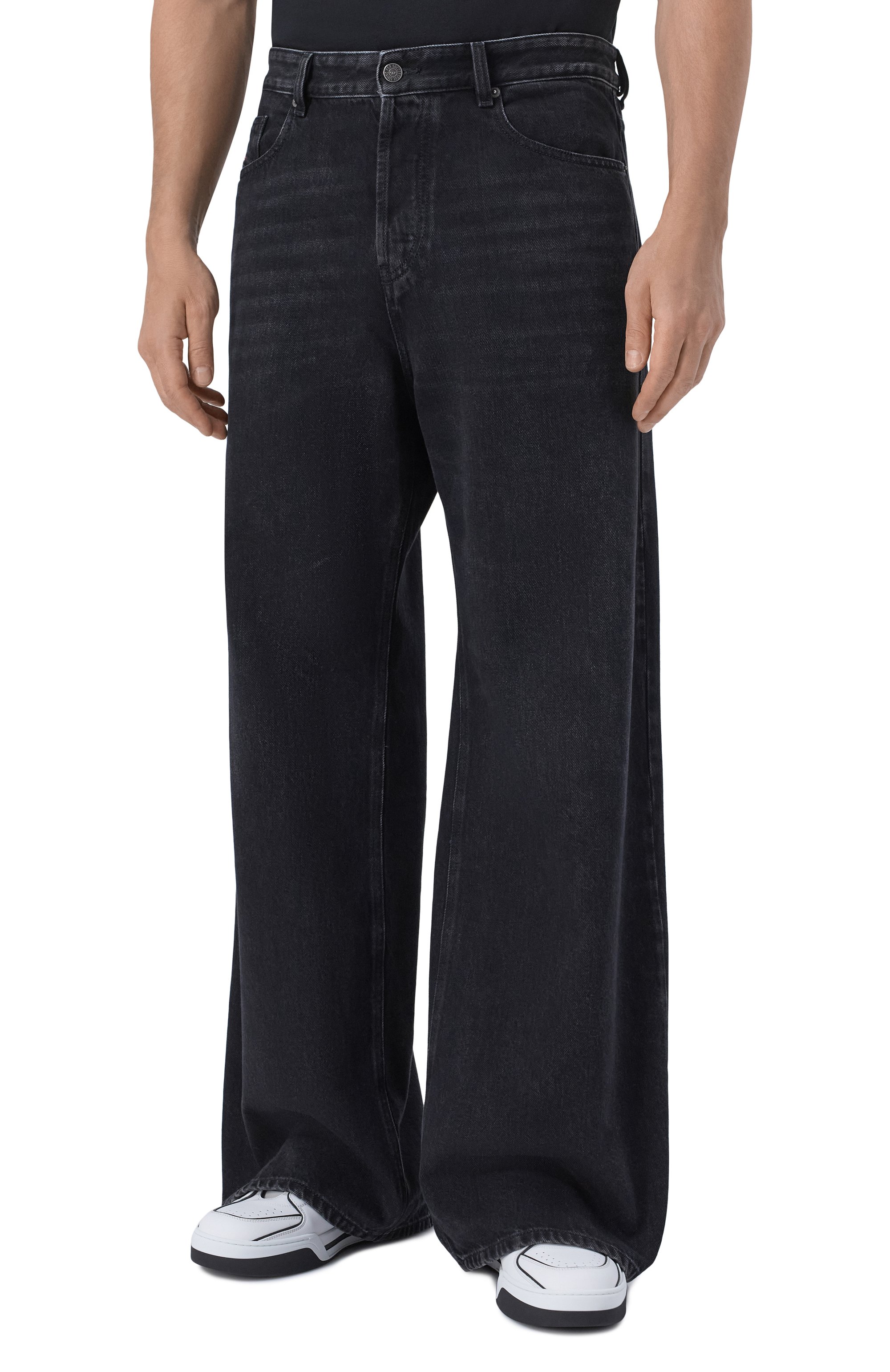 Джинсы d-rise DIESEL черного цвета по цене 21650 руб., арт. A06370/09P09, фото 3 Джинсы d-rise DIESEL, арт. A06370/09P09, фото 3