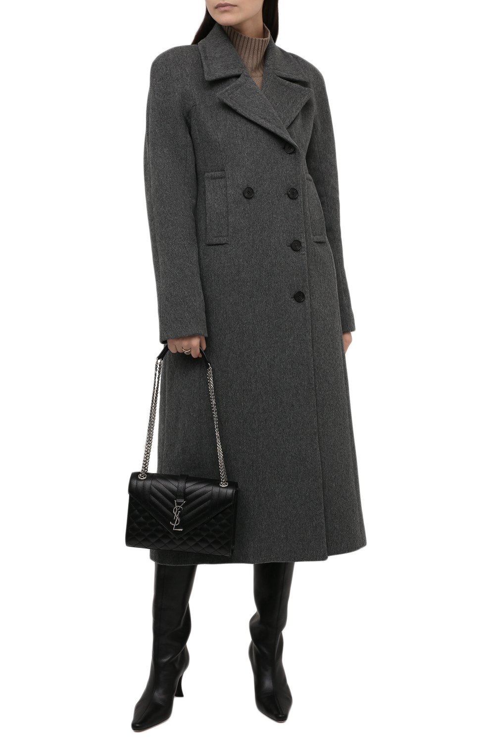 Сумка monogram classic medium SAINT LAURENT, арт. 600185/B0W92, фото 3