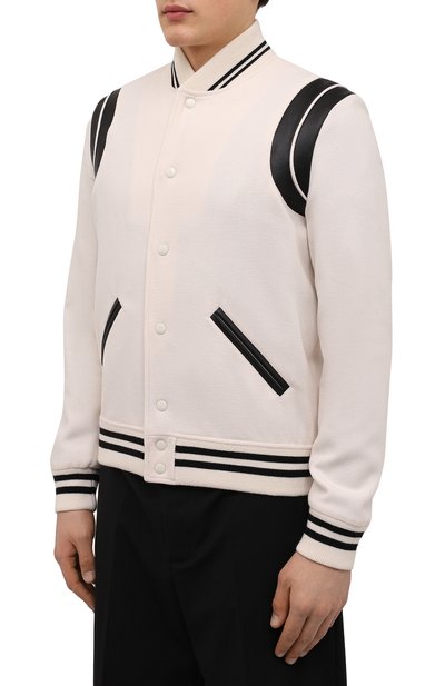 Шерстяной бомбер SAINT LAURENT, арт. 354718/Y213Q, фото 3