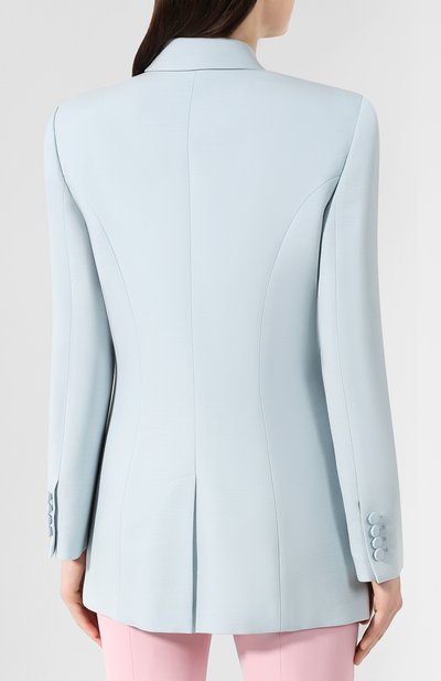 Жакет из смеси шерсти и шелка ALEXANDER MCQUEEN, арт. 585790/QJAAA, фото 4