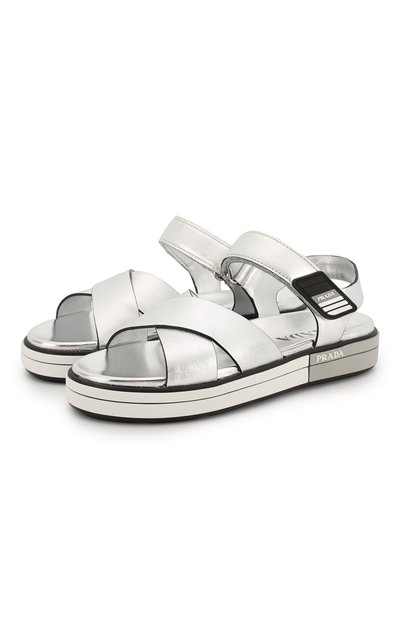 Кожаные сандалии PRADA, арт. 1X366L-3J8K-F0118-005, фото 1