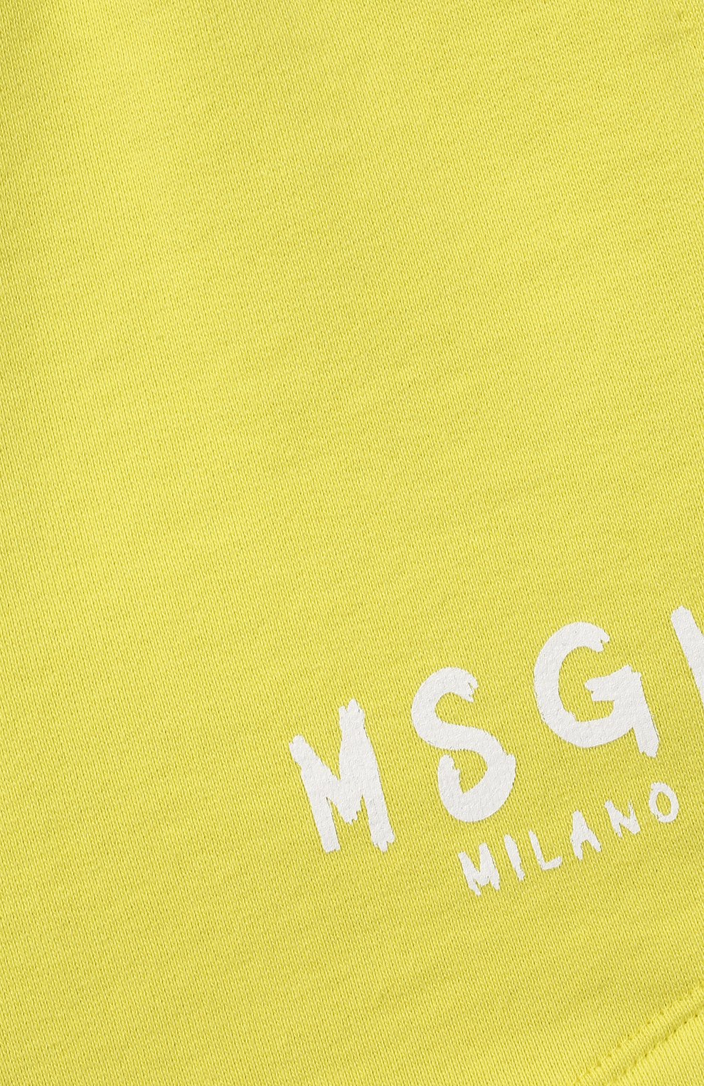 Хлопковые шорты MSGM KIDS, арт. MS028757, фото 3