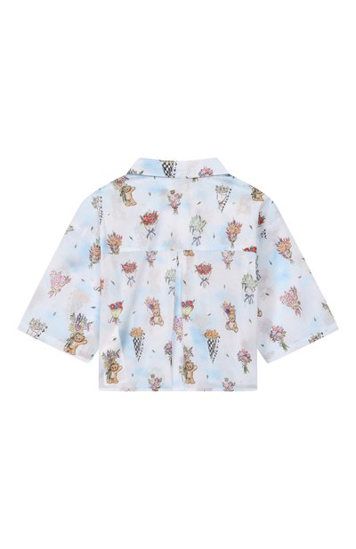 Хлопковая блузка MOSCHINO, арт. HDC02C/L1B14_001