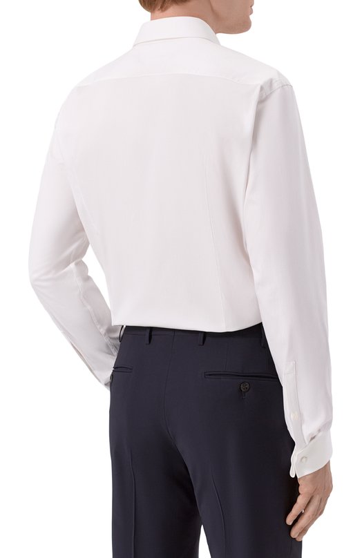 Хлопковая сорочка HUGO 50554731 Белый  50554731 Фото 4