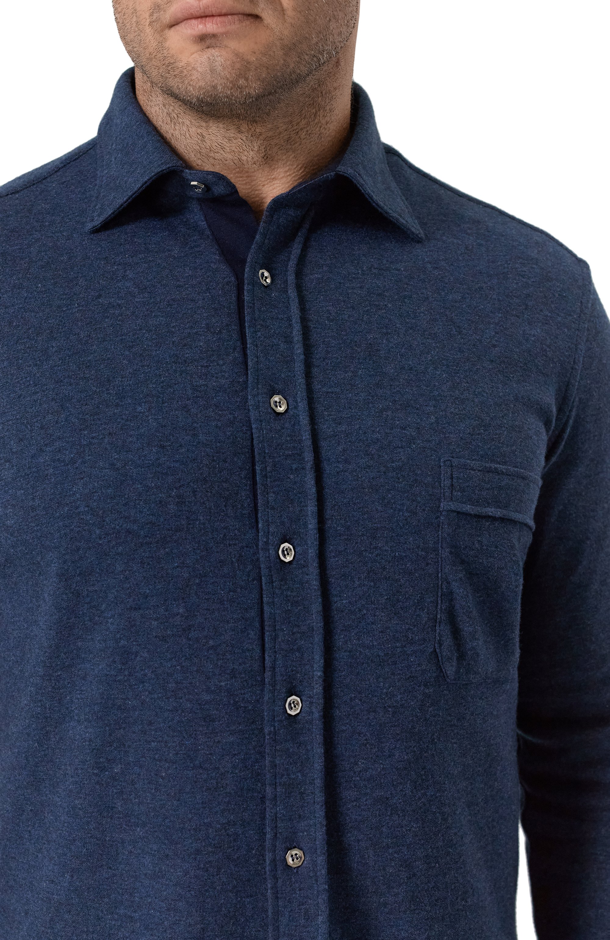 Рубашка из хлопка и кашемира STEFANO RICCI, арт. CJ008017/TE3001, фото 5