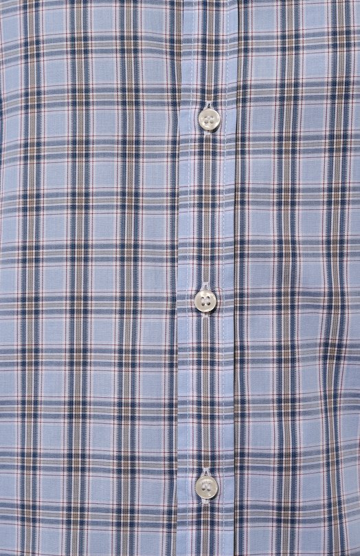 Хлопковая рубашка Paul&Shark 14313021CF Голубой  14313021CF Фото 5
