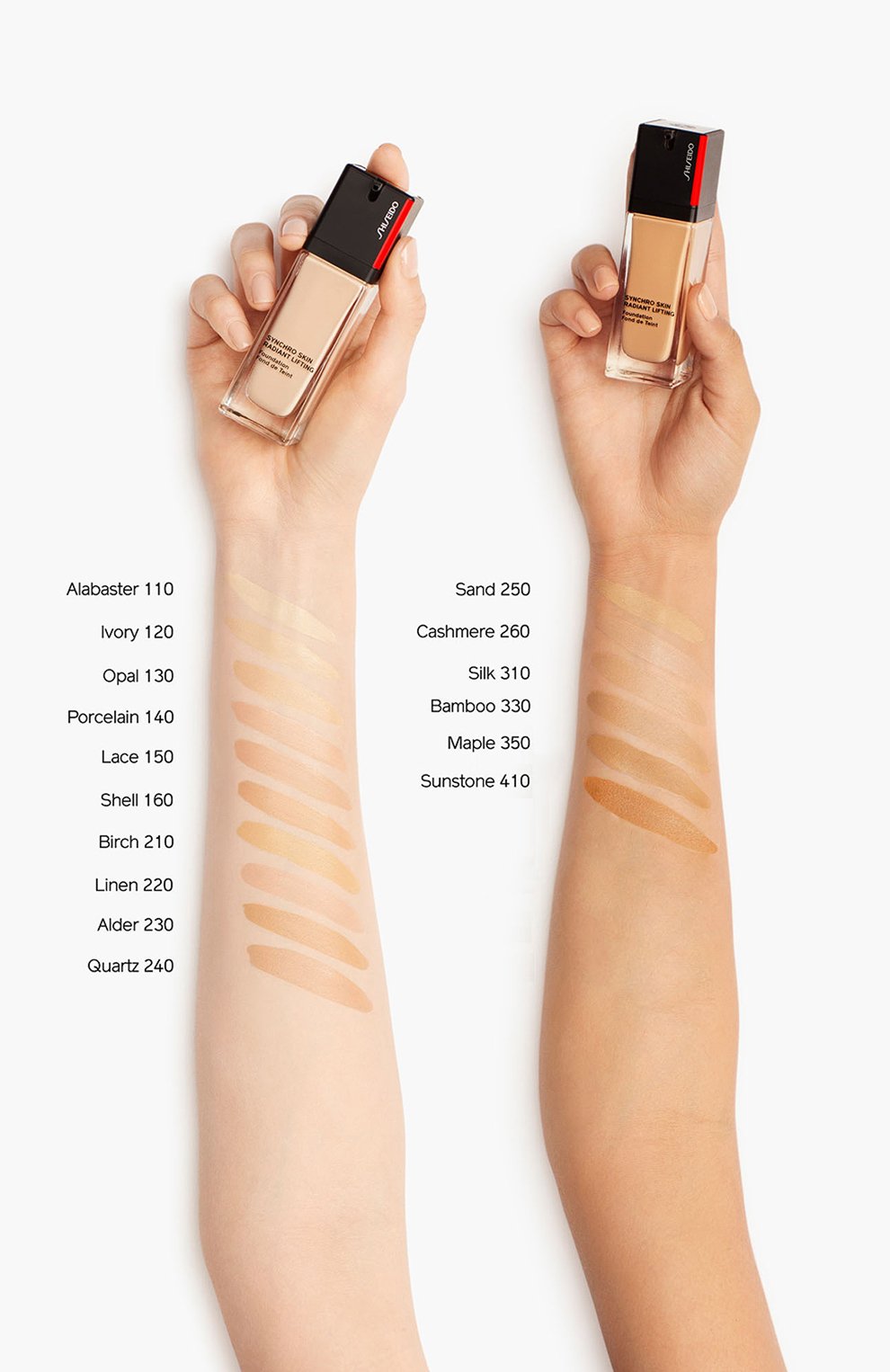 Тональное средство skin radiant lifting foundation spf 30, 250 sand (30ml) SHISEIDO, арт. 16742SH, фото 4