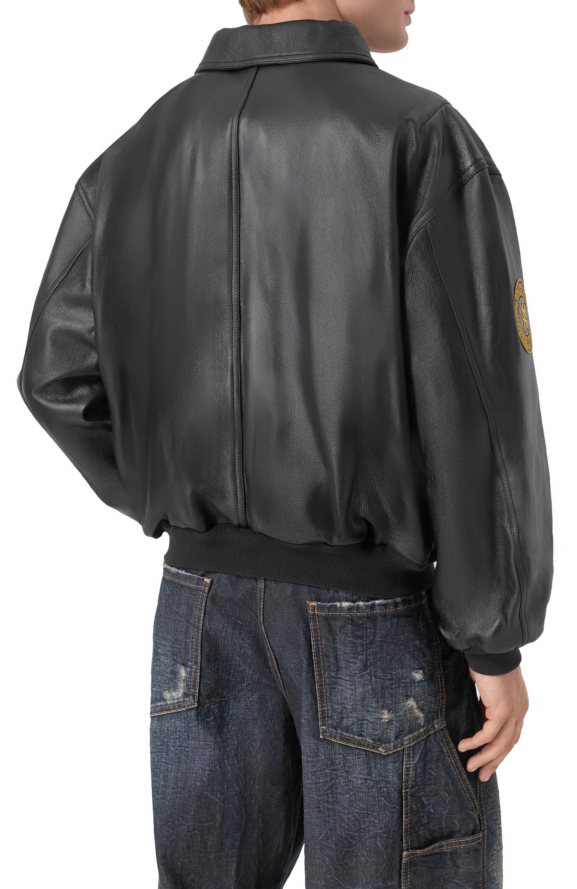 Кожаный бомбер BALENCIAGA, арт. 830249/TLS01, фото 4