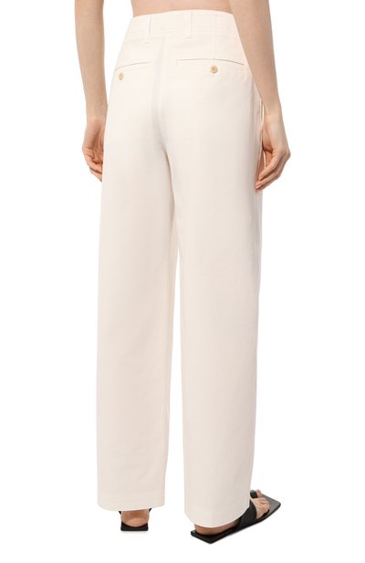 Хлопковые брюки TOTEME, арт. 242-WRB1641-FB0103, фото 3