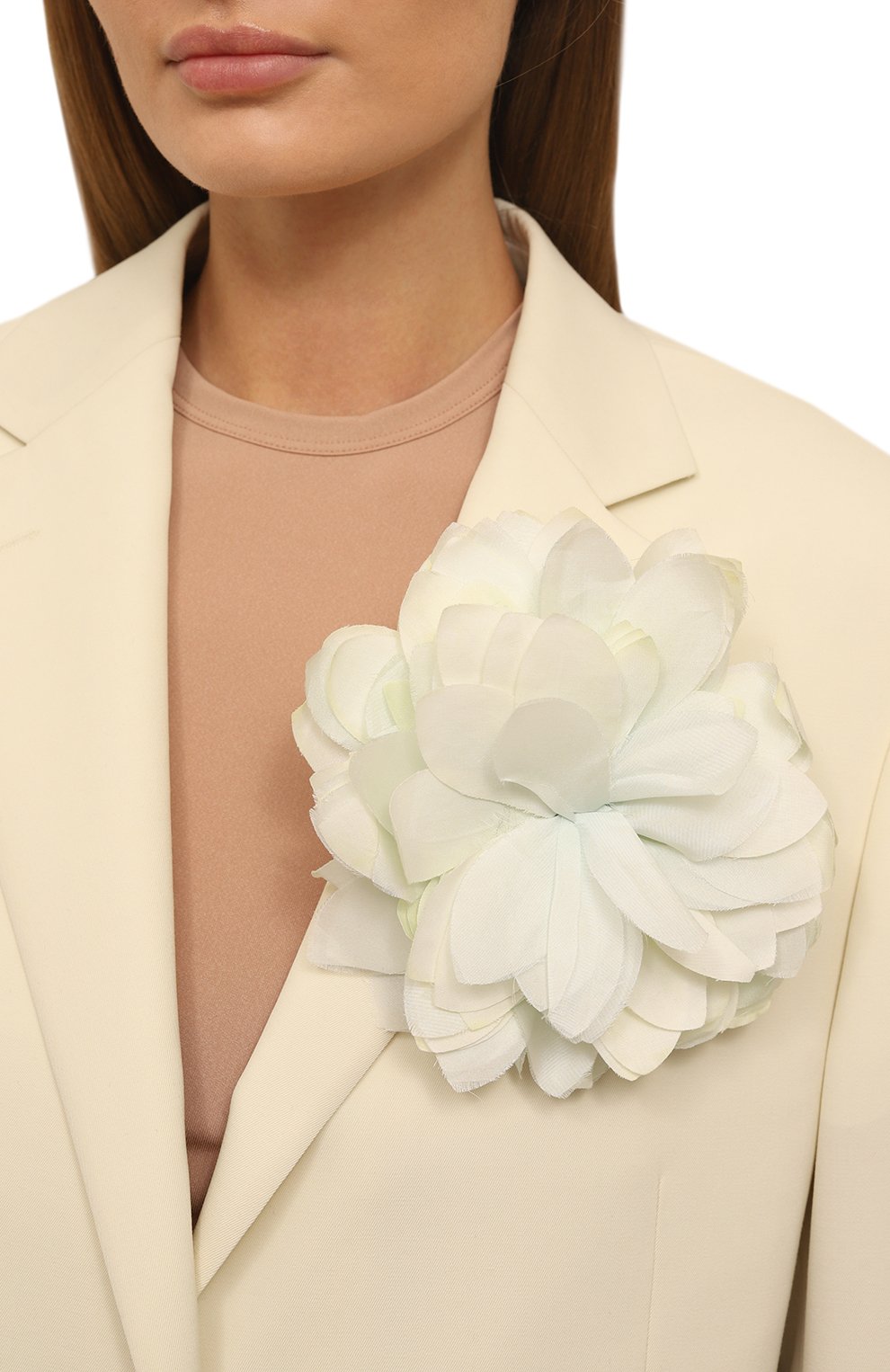 Брошь GUCCI белого цвета по цене 56160 руб., арт. 460006 J2995, фото 2 Брошь GUCCI, арт. 460006 J2995, фото 2