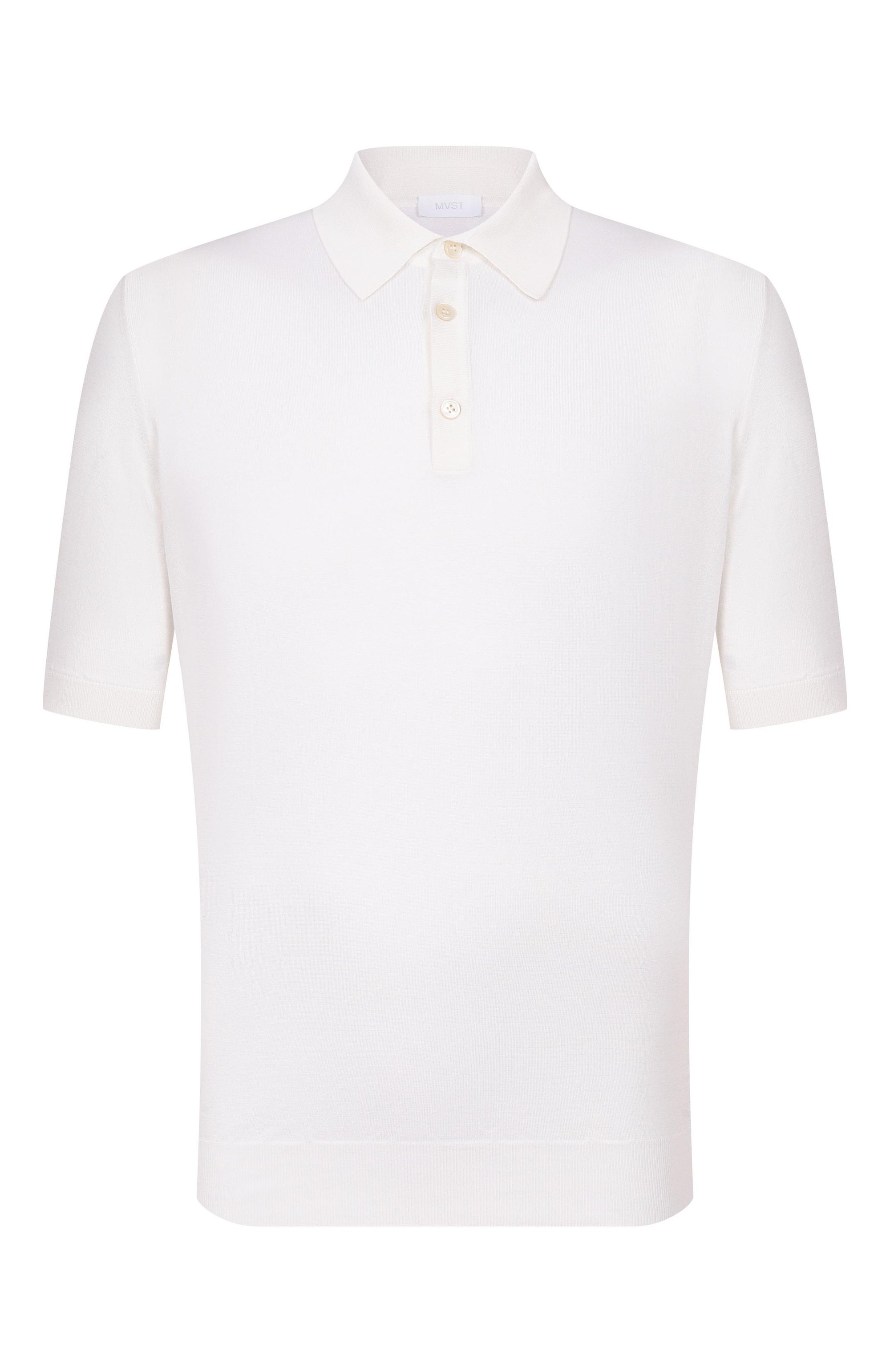 Поло из хлопка и шелка MVST, арт. M26.CSM.K424/50% C0TT0N 50% SILK, фото 1