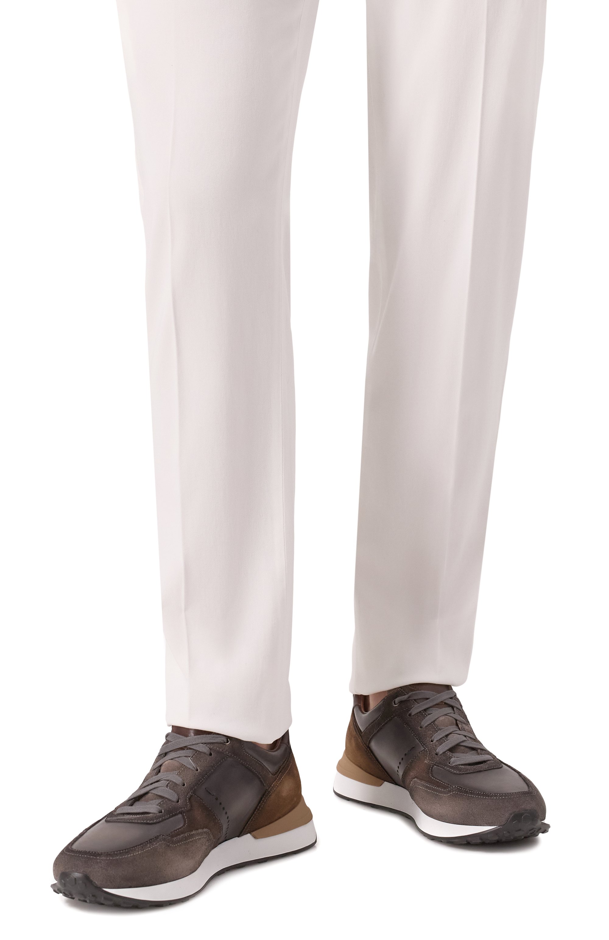 Кожаные кроссовки sona ii MAGNANNI, арт. 24747/CR0STIDIFU, фото 3