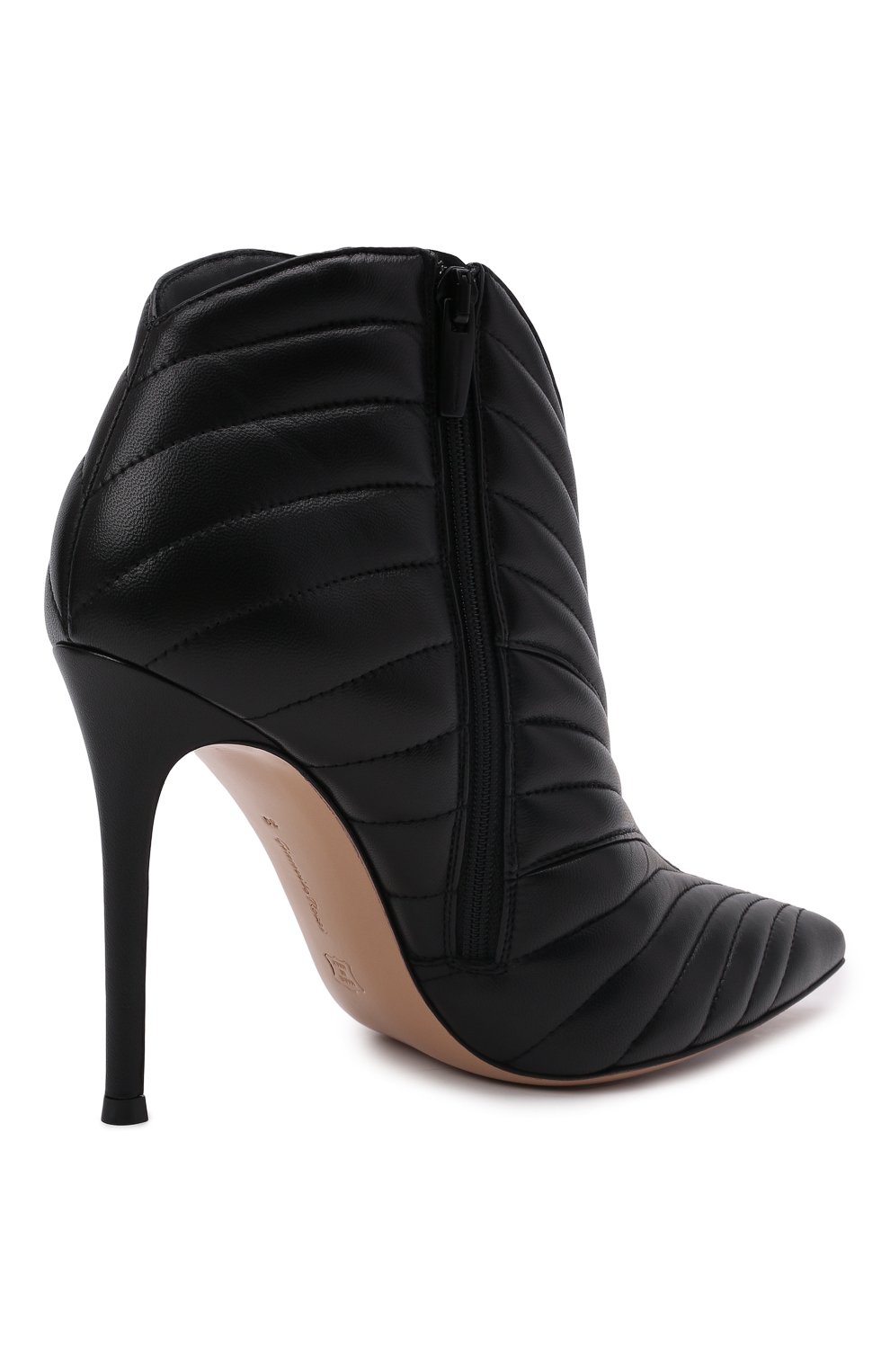 Кожаные ботильоны GIANVITO ROSSI, арт. G05616.15RIC.NAPNER0, фото 4