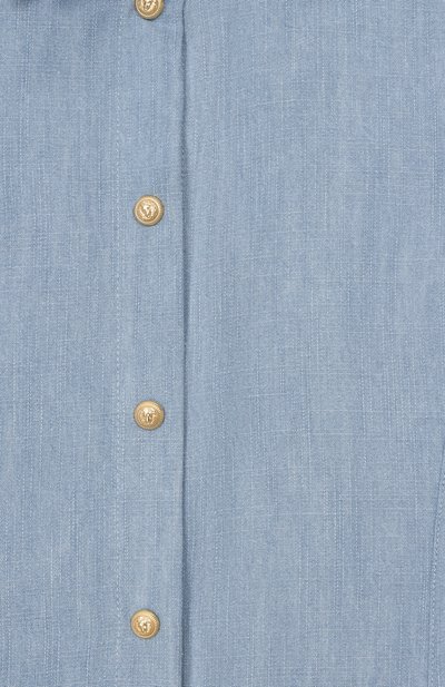 Рубашка из хлопка и лиоцелла BALMAIN, арт. BY5A71, фото 3