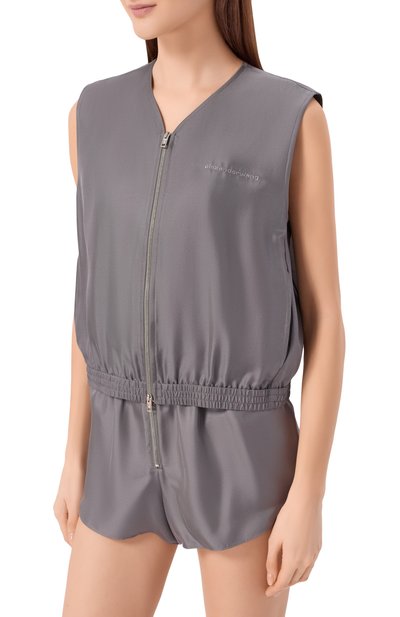 Шелковый жилет ALEXANDER WANG, арт. 1WC2262757, фото 3