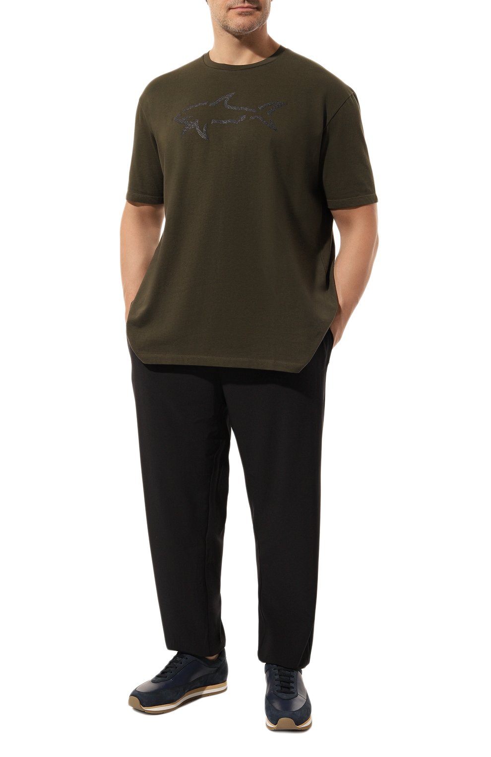 Хлопковая футболка PAUL&SHARK, арт. 14311653, фото 2