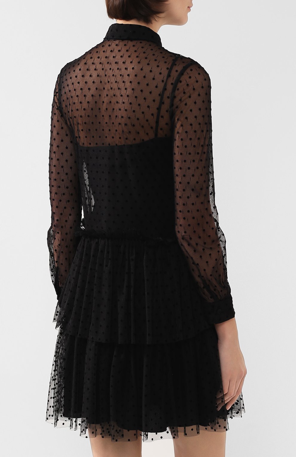 Платье REDVALENTINO черного цвета по цене 52050 руб., арт. SR0VA05C/4KN, фото 4 Платье REDVALENTINO, арт. SR0VA05C/4KN, фото 4