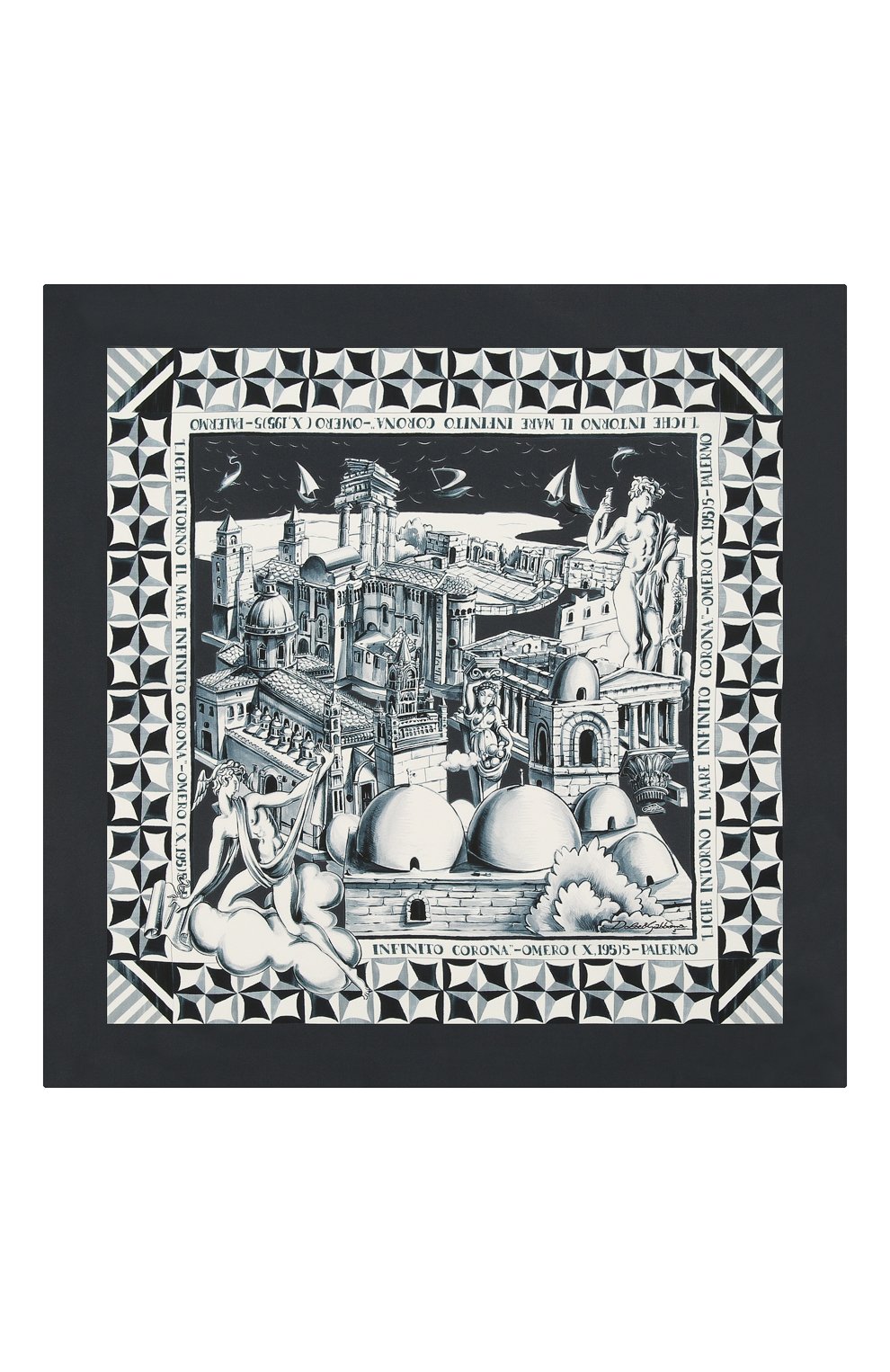 Шелковая бандана DOLCE & GABBANA, арт. GQ703E/G0W0Y, фото 3