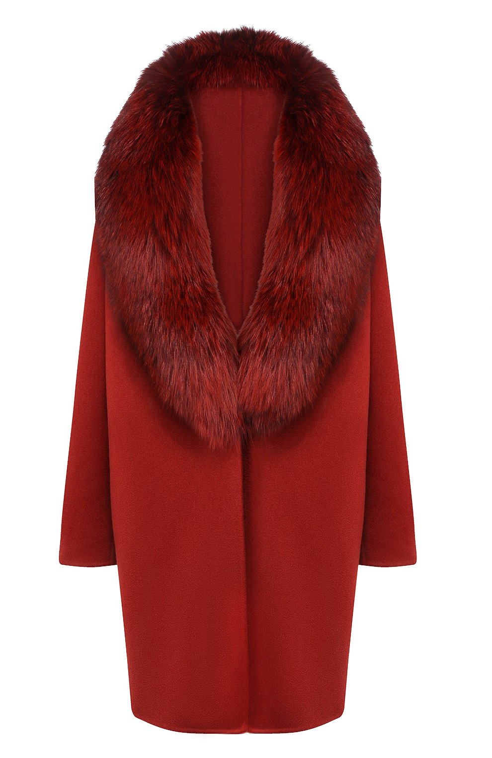 Пальто с меховым воротником COLOMBO, арт. CP00288/CP/6405-U, фото 1