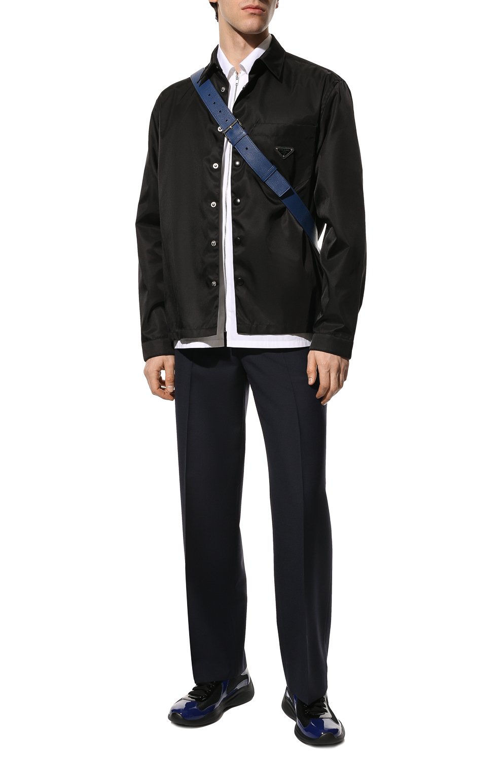 Комбинированные кроссовки PRADA, арт. 4E3400-3LGP-F017C, фото 2