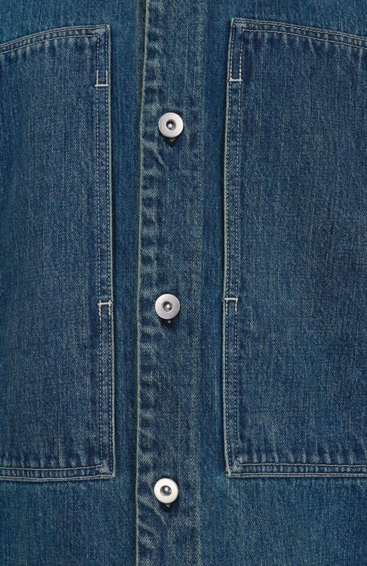Джинсовая рубашка Jil Sander J47DL0159-J45291 Синий  J47DL0159-J45291 Фото 6