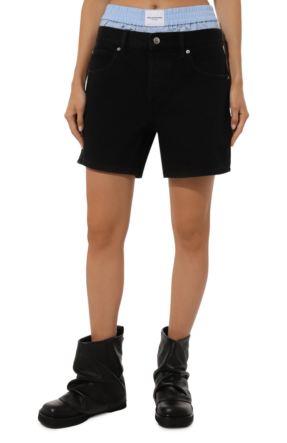 Джинсовые шорты ALEXANDER WANG, арт. 4DC3244405, фото 3