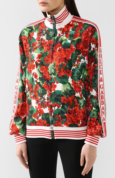 Кардиган из вискозы DOLCE & GABBANA красного цвета по цене 140500 руб., арт. F9D71T/FSRKF, фото 3 Кардиган из вискозы DOLCE & GABBANA, арт. F9D71T/FSRKF, фото 3