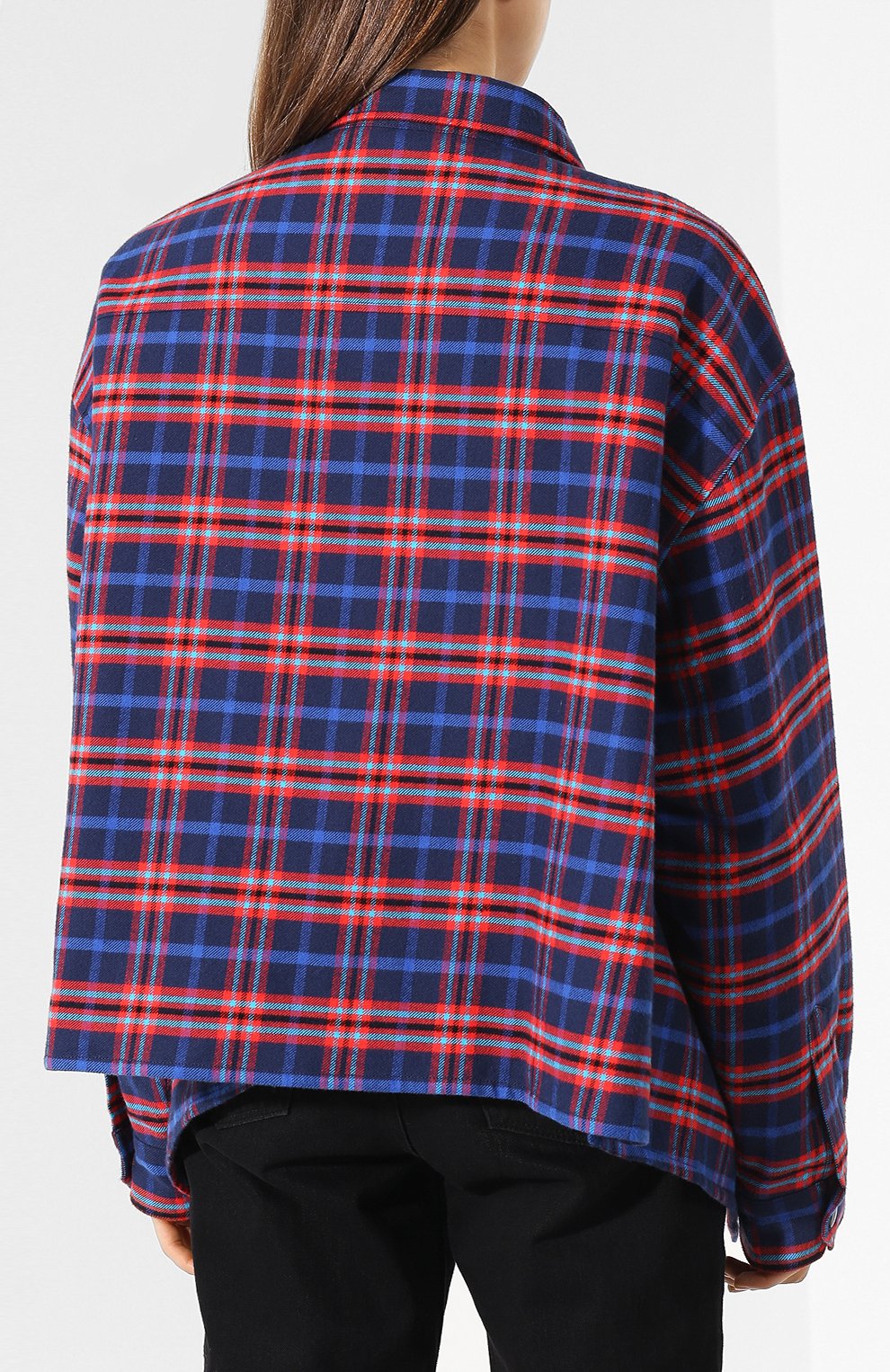 Хлопковая рубашка BALENCIAGA, арт. 583874/TFM06, фото 4