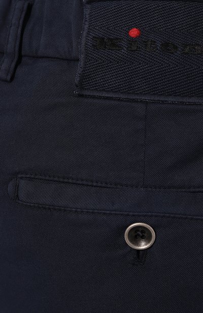 Брюки из хлопка и шелка KITON, арт. UFPPEK0606D, фото 5