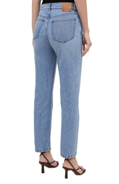 Джинсы NANUSHKA голубого цвета по цене 51250 руб., арт. KEMIA_LIGHT BLUE_RIGID DENIM, фото 4 Джинсы NANUSHKA, арт. KEMIA_LIGHT BLUE_RIGID DENIM, фото 4