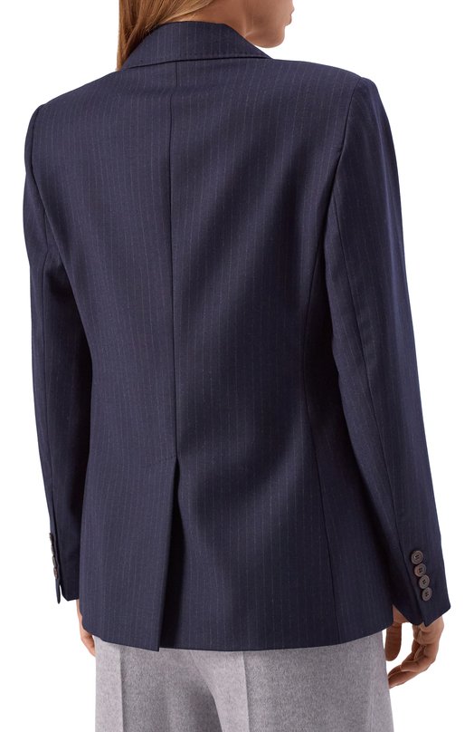 Шерстяной жакет Max Mara Studio PUCCI Синий  PUCCI Фото 4