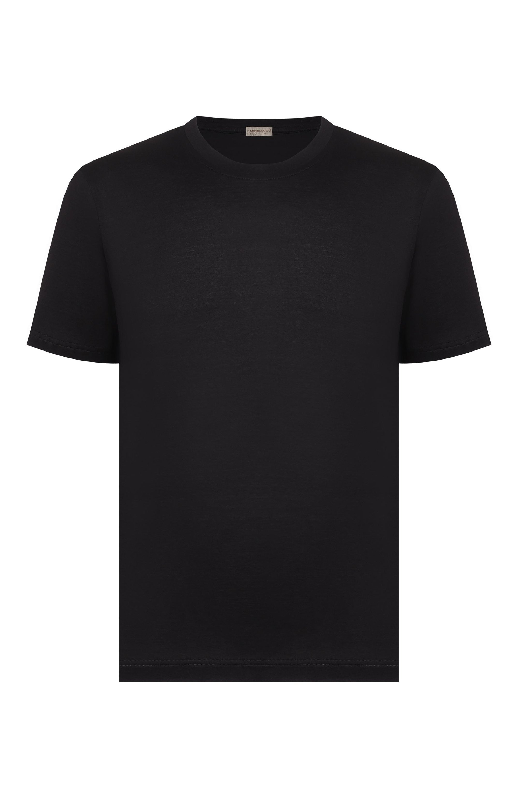 Хлопковая футболка CAPOBIANCO, арт. 20M660.MK00._001, фото 1