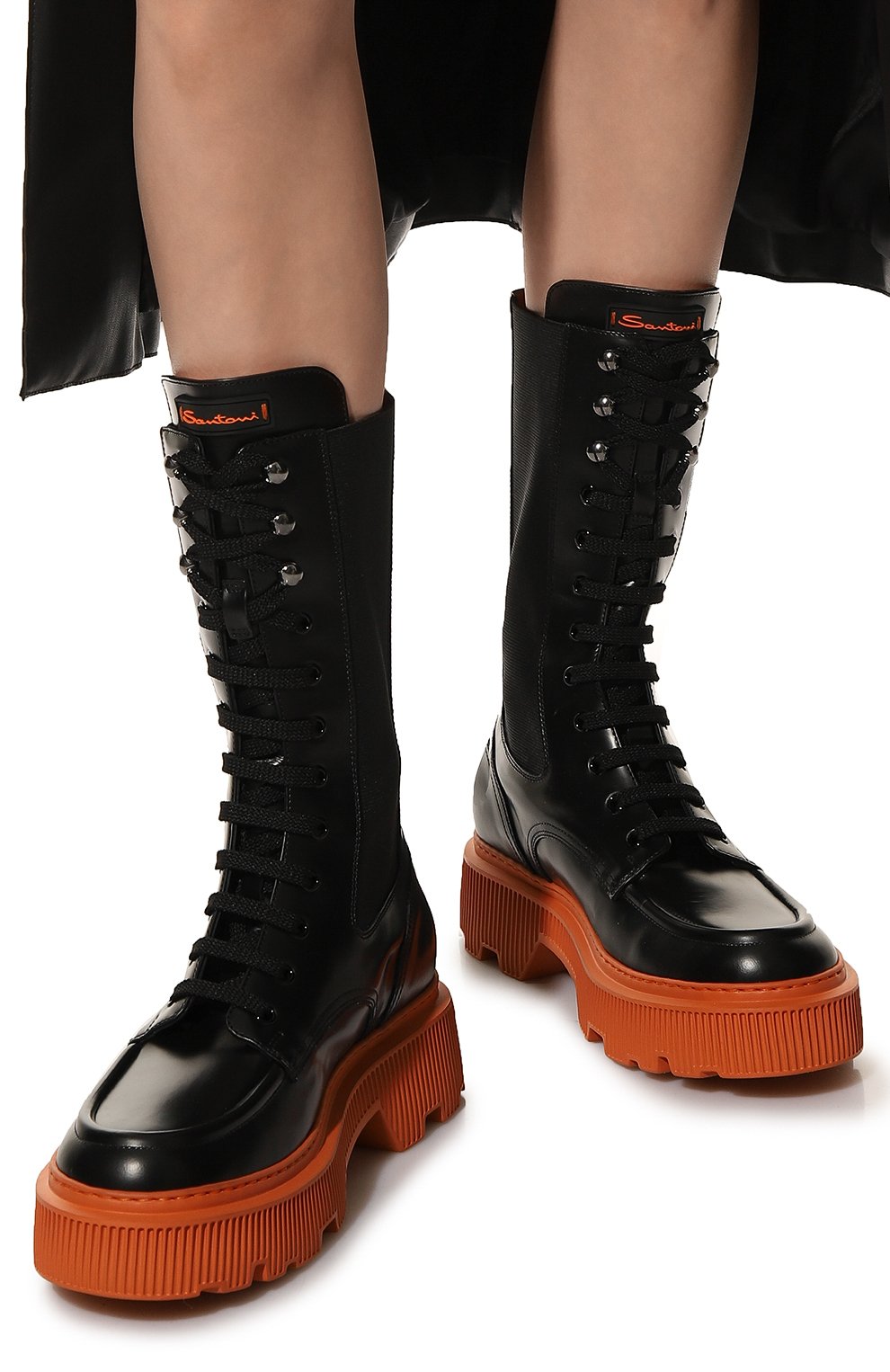 Кожаные ботинки SANTONI, арт. WBCI61072ARNBUDYN01, фото 3