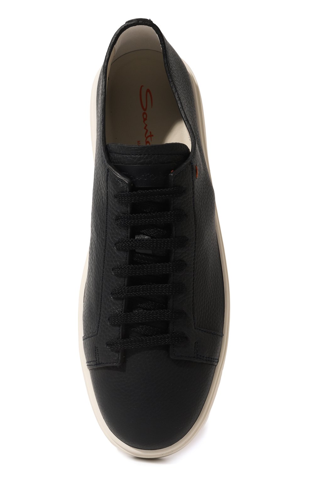 Кожаные кеды cleanic SANTONI, арт. MBCD21430BARCSB4I48, фото 6