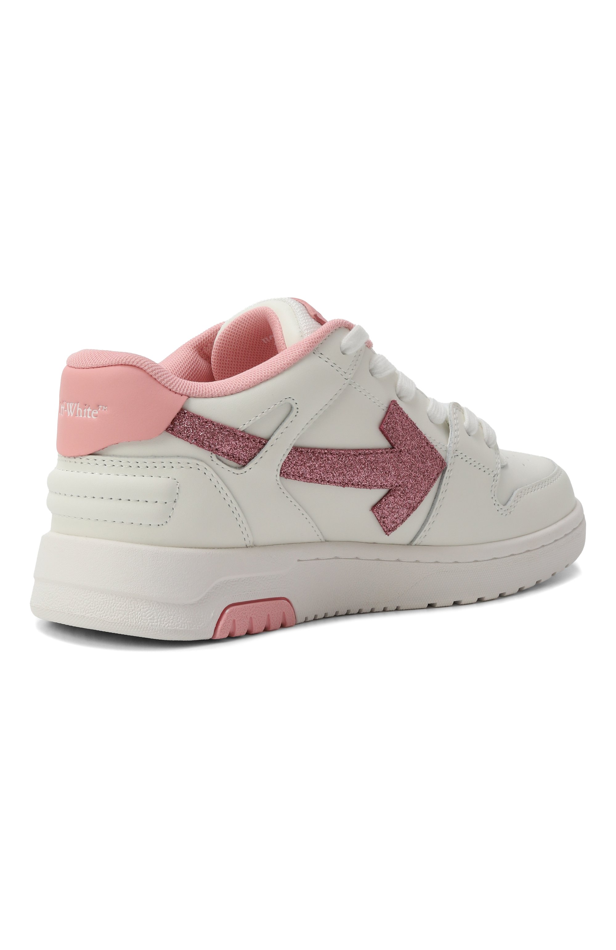 Кожаные кеды out of office OFF-WHITE, арт. 0GIA007S25LEA002/37-38, фото 3