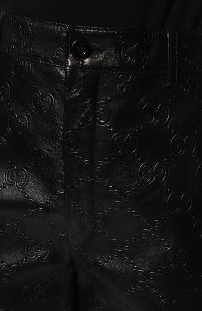 Кожаные шорты GUCCI, арт. 678573/XNAPN, фото 5