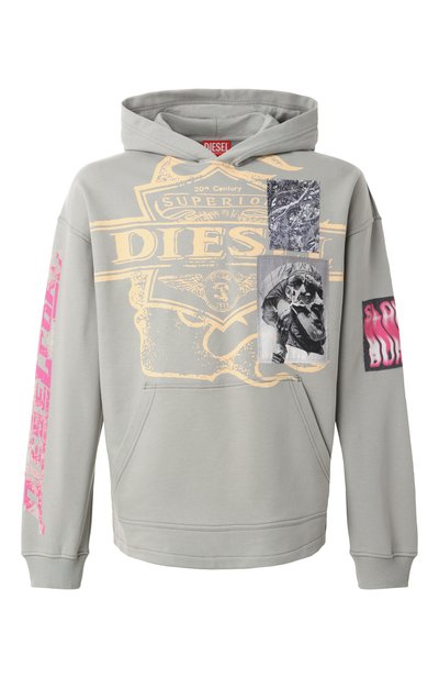 Мужской хлопковое худи DIESEL, арт. A16171/0BMBJ