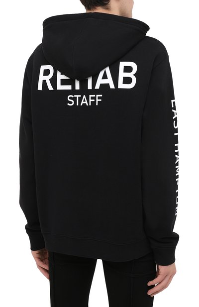 Хлопковое худи RTA, арт. MF0213-95BLK1, фото 4