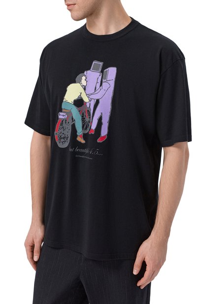 Хлопковая футболка UNDERCOVER, арт. UC1F3801, фото 3