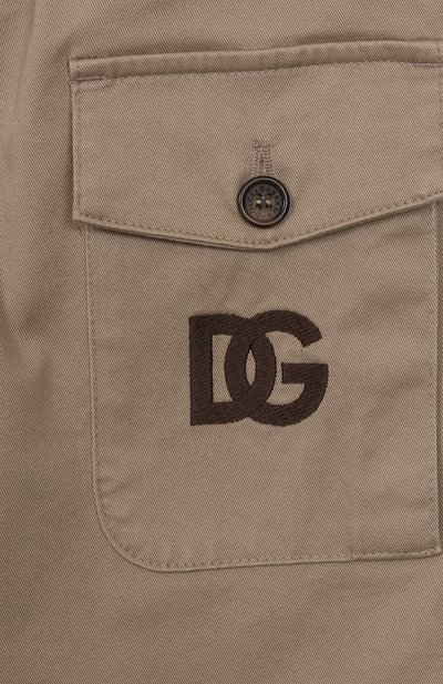 Хлопковые брюки-карго DOLCE & GABBANA, арт. L44P97/FUFL3/2-6, фото 3