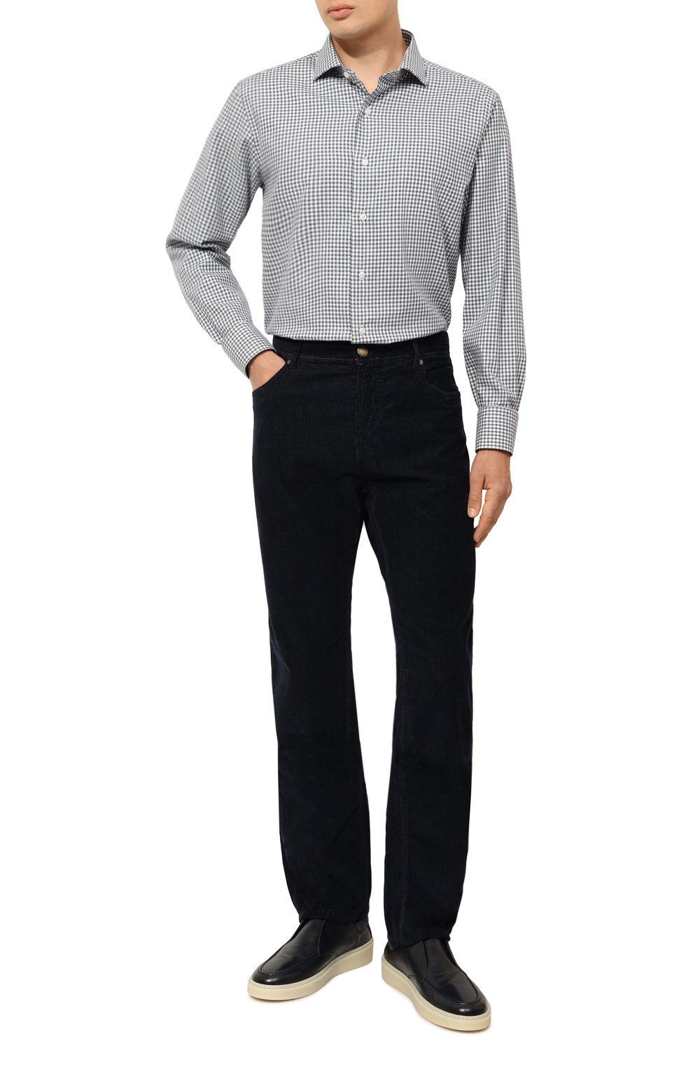 Кожаные кеды CAMERLENGO, арт. 16616/M0RBID0NE BLU, фото 2