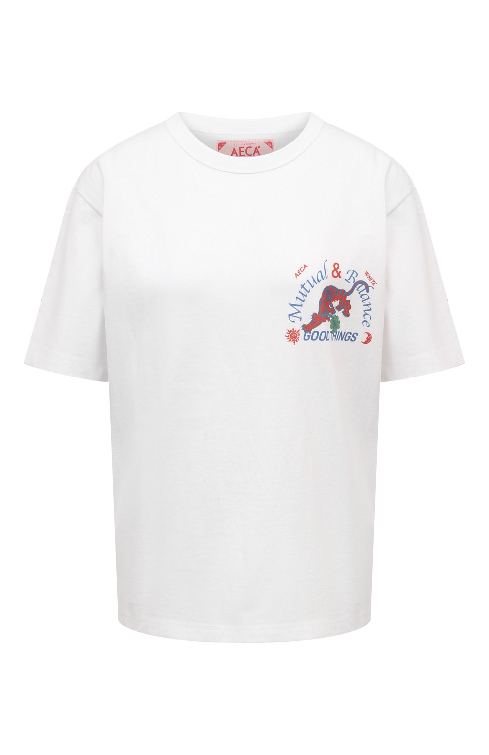 Хлопковая футболка AECA WHITE, арт. FWCMFWBDTTSSO006C0, фото 1